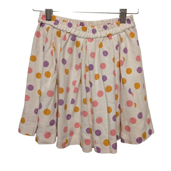 Fashion Brand Company Dresses & Skirts - Fashion Brand Company by‎ Penelope Gazin Mini Skirt Ivory Retro Dot Polka Dot